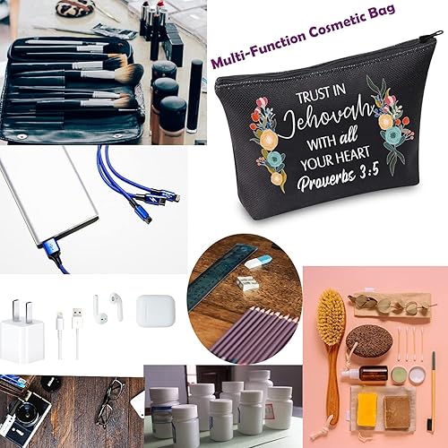 Miniatura 3 de TSOTMO Pioneer Gifts Pioneer - Neceser cosmético con cremallera para mujeres, regalo de vida pionera, el mejor regalo para la vida (Proverbios 35