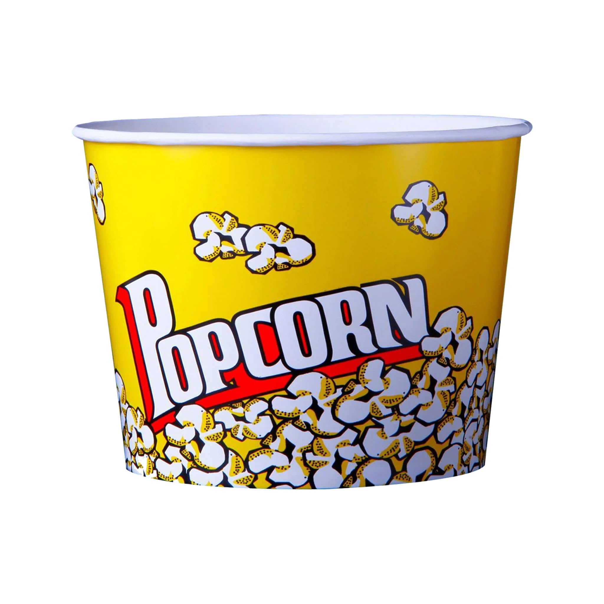 Premium Popcorn Bowl Containers | Bucket Box Leak Proof Tube Cup For Kids Party Birthday Movie Night Theater | Multiple Sizes 24oz-130oz (700ml-3800ml) Capacity (25 PIECES, 85oz (2500ml))