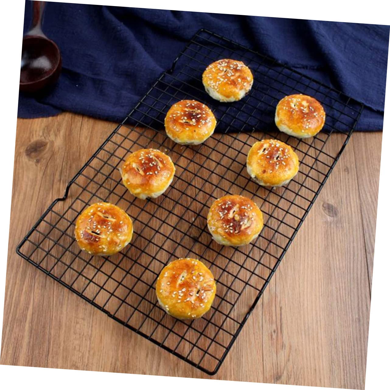 grill na świeżym powietrzu, 2 szt. Nieprzywierający stojak na zimno Stojaki do chłodzenia ciasteczek Cynakowy piekarnik do pizzy dla domu Wielokrotne stojaki do grillowania Stojaki do pieczenia ze sta