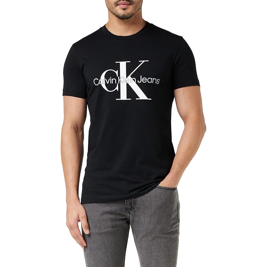 Immagine del prodotto Calvin Klein Jeans Core Monologo Slim Tee J30J320935, Magliette a maniche corte Uomo, Nero (Ck Black), M