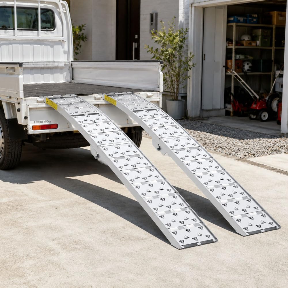 Amazon.co.jp: アルミブリッジ 2本セット 長さ220cm 耐荷重680kg