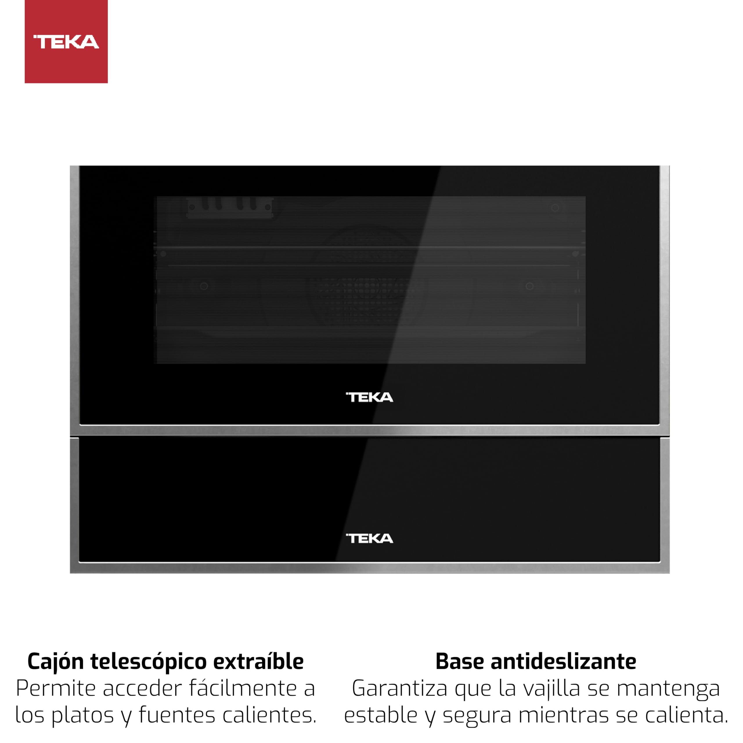 TEKA Wärmeschublade CP 15 GS 7 Fassungsvermögen für 6 Personen / Thermostat 30-80°C