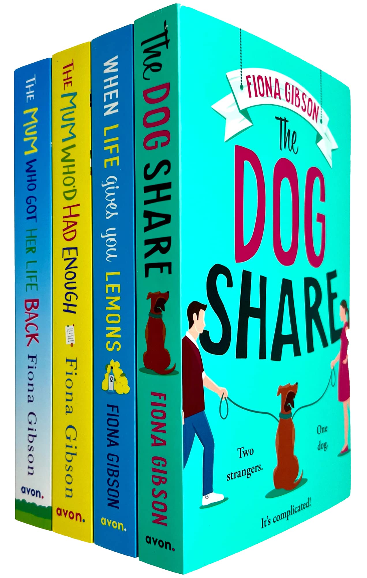 Buy Fiona Gibson 4 Books Collection Set (The Dog Share, When Life Gives
