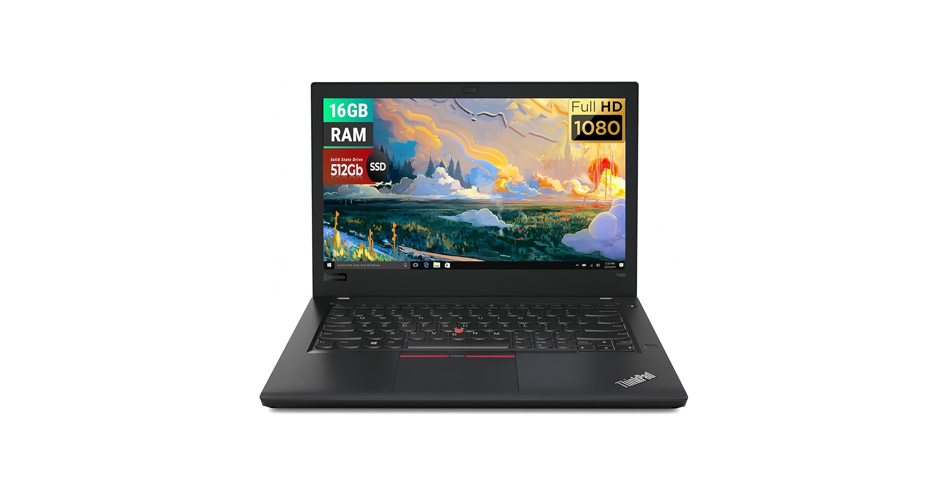 Amazon.com: Lenovo ThinkPad T480 Business Laptop, 14