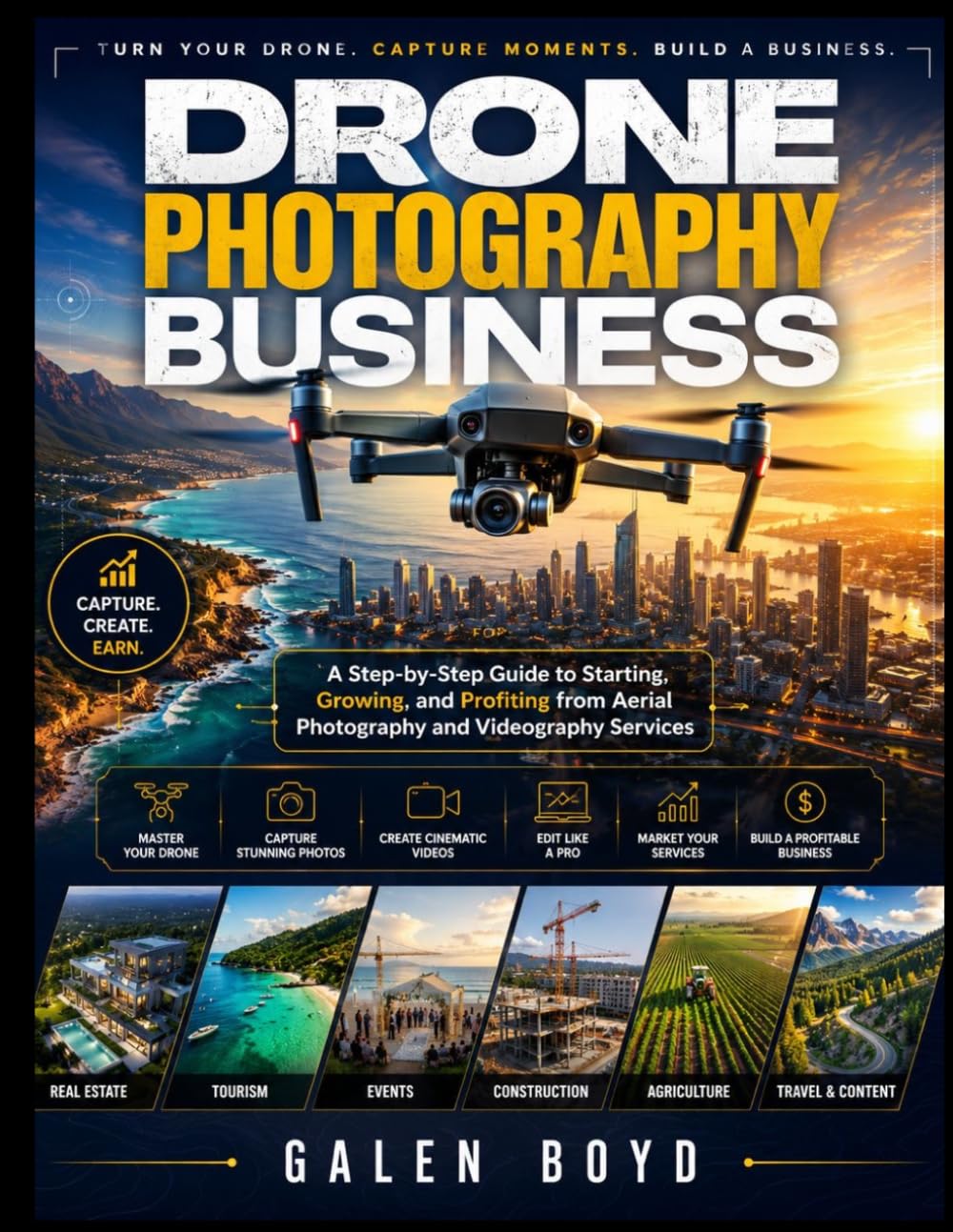Drone Photography Business for Beginners: A Step-by-Step Guide to Starting, Growing, and Profiting from Aerial Photography and Videography Services