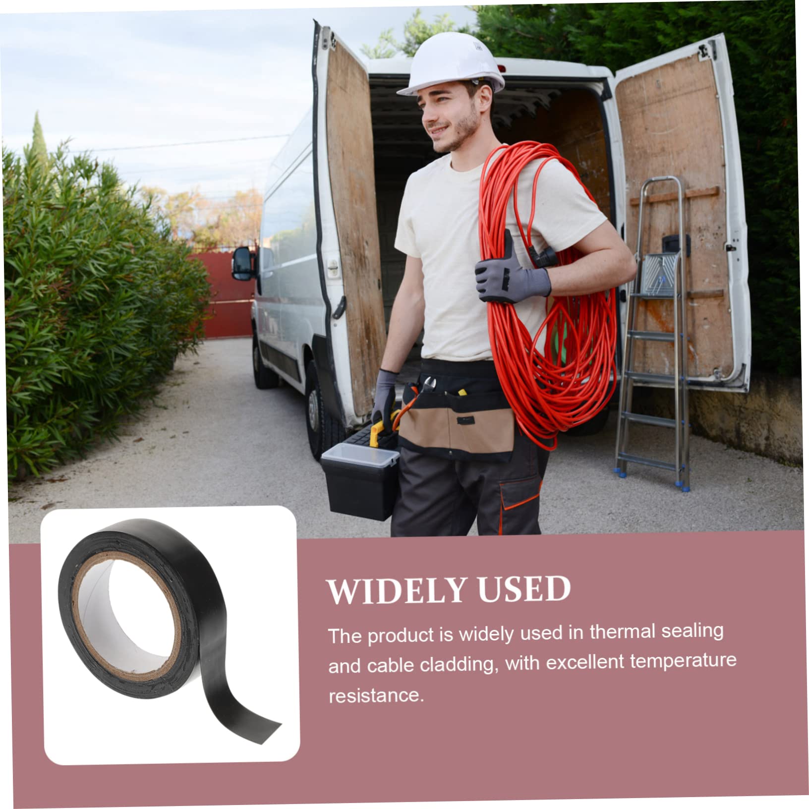 PRETYZOOM 3 Sätze Schwarzes Pvc Isolierband Elektrikerband Hitzebeständig Hohe Isolierung Kabelschutz Innen Außen Für Elektrische Reparaturen Und Kabelverbindungen 10 Rollen * 3