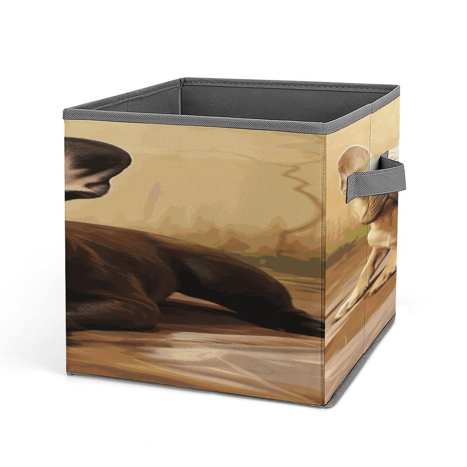Fekiloot Style Cute French Bulldog Graphics Storage Bins Storage Baskets