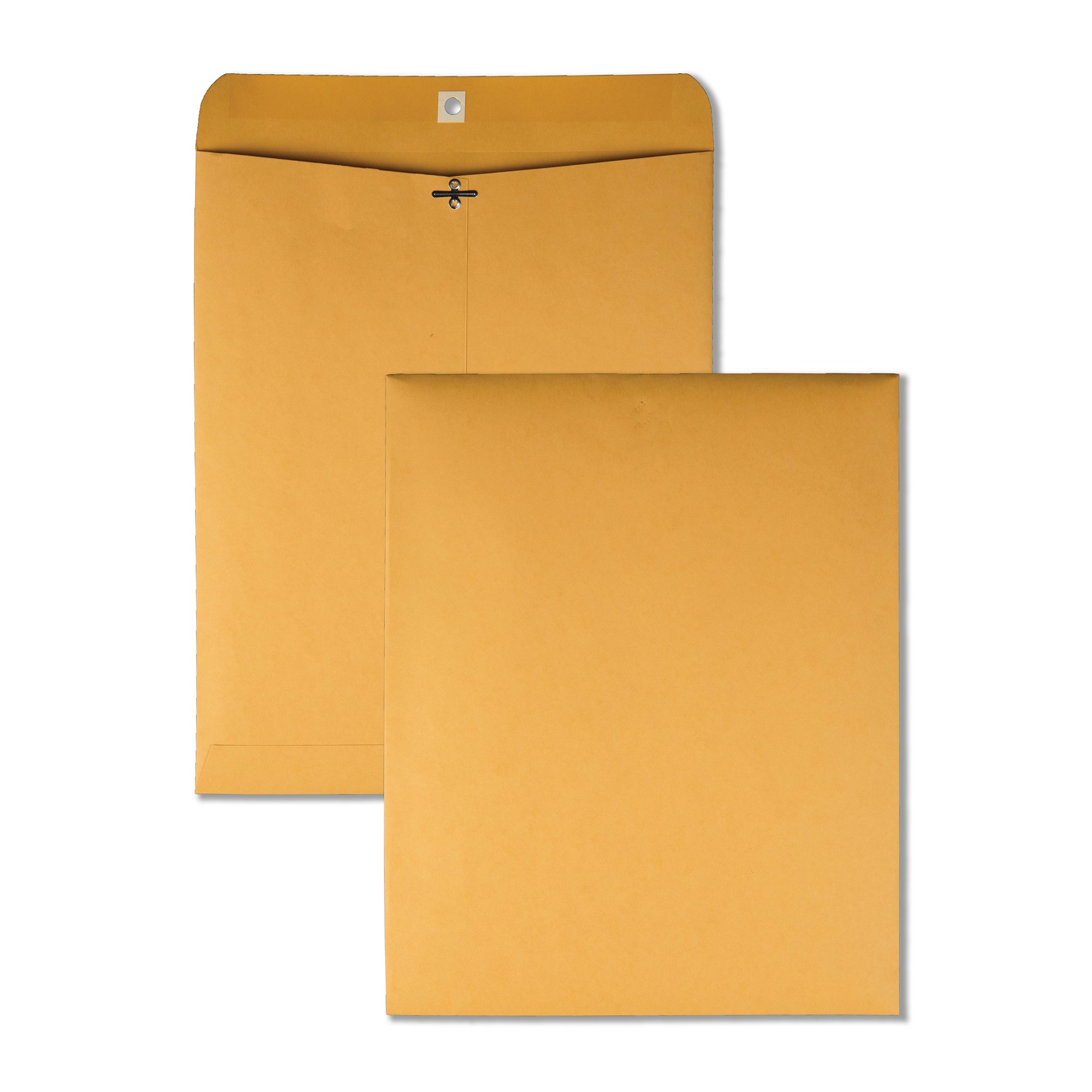 Quality Park 37805 Quality Park Clasp Envelopes, 11-1/2x14-1/2, 32lb, Brown Kraft, 100/Box
