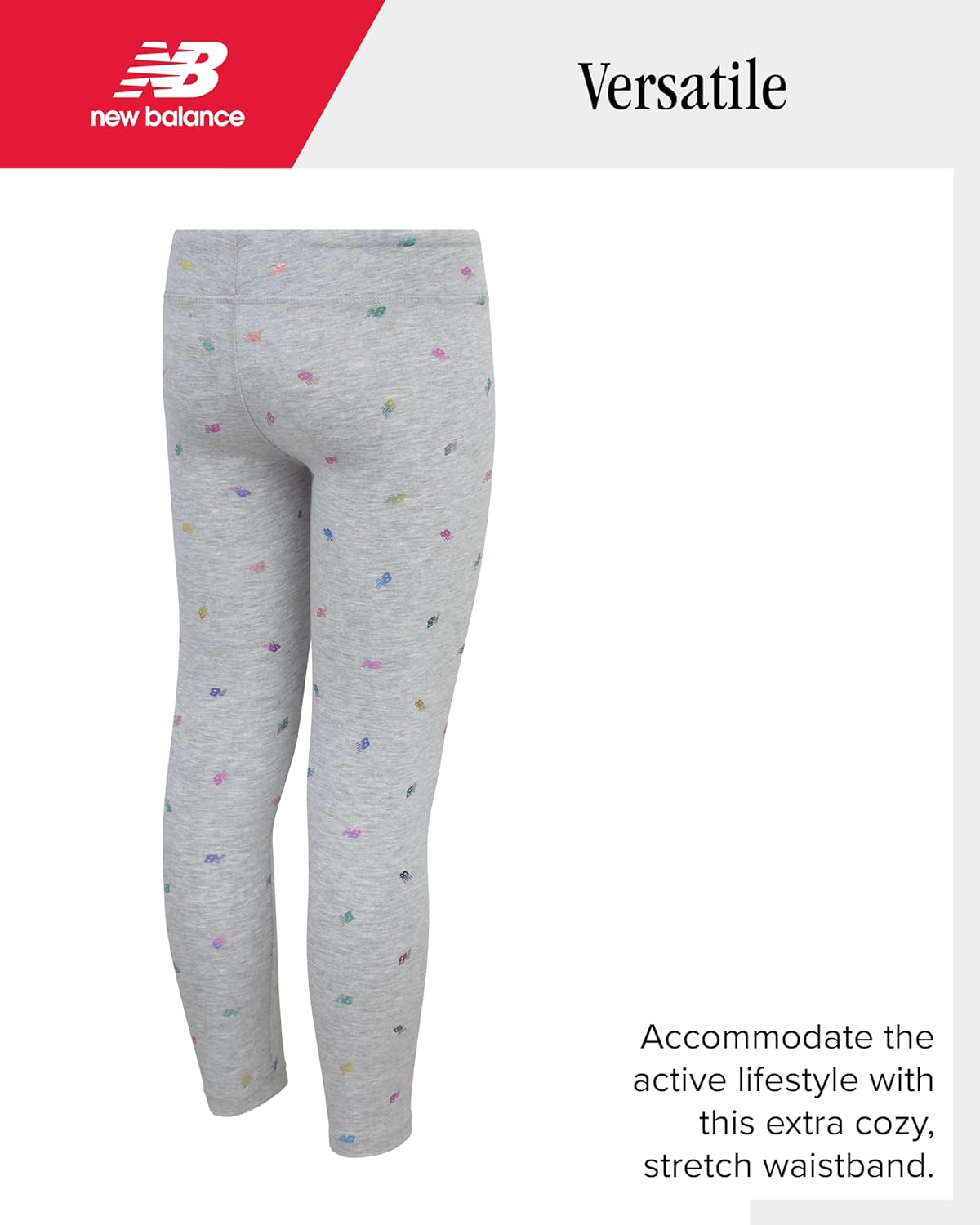 New Balance Active Girls Leggings - 4 Pack Girls Athletic Leggings Yoga Pants Running Workout Kids Dance Tights (7-16) - Image 7