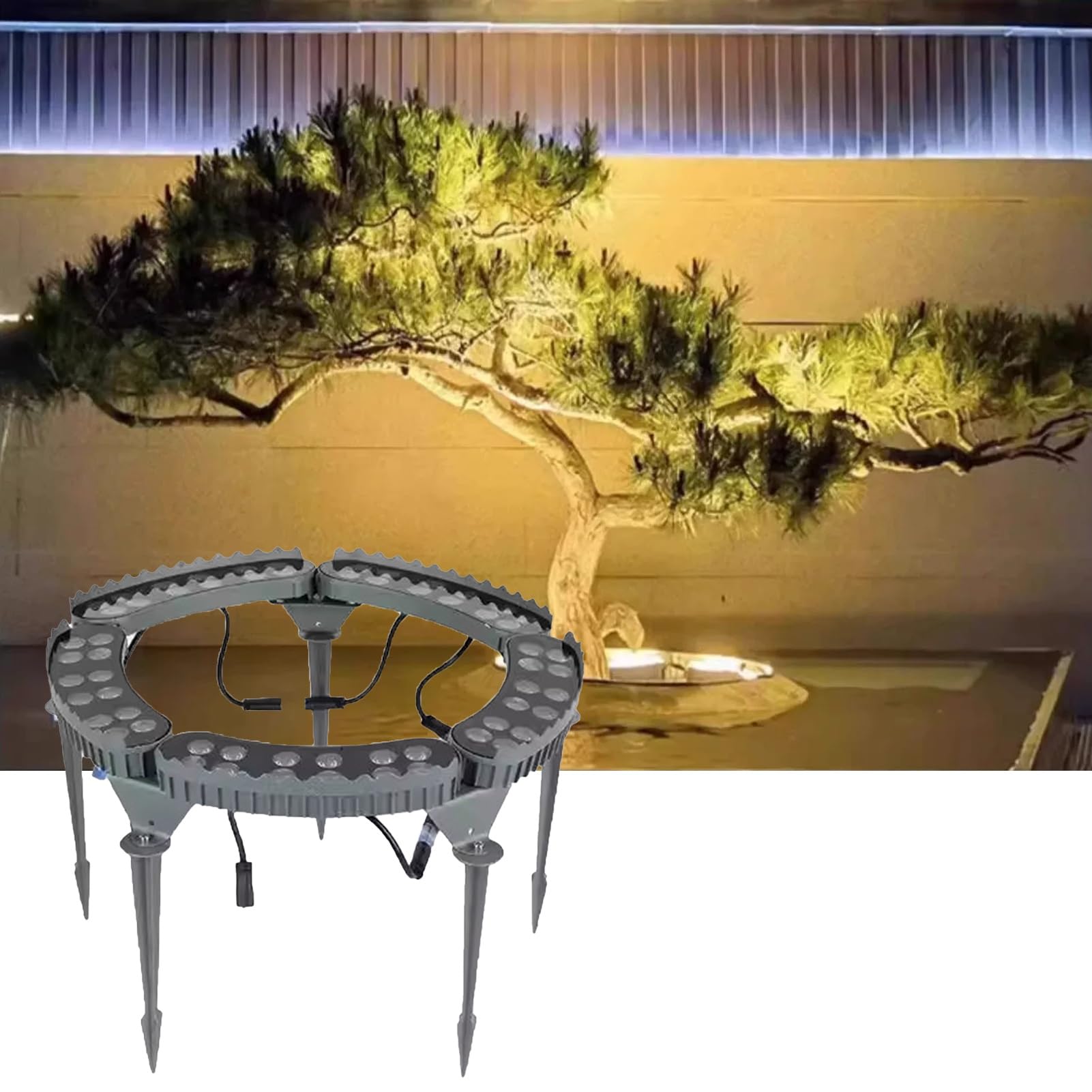 Luce per albero di palma, calda 3000K
