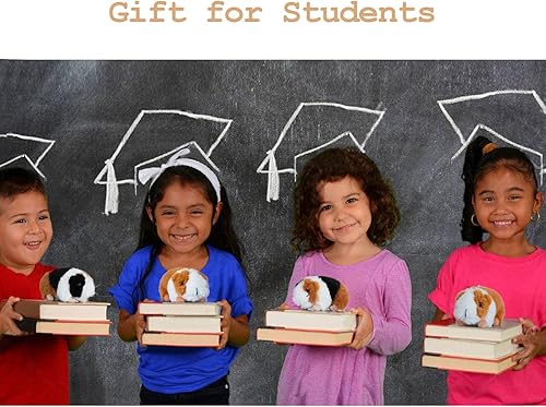 Miniatura 3 de 12 piezas de lindo conejillo de indias a granel, juguete de peluche pequeño de conejillo de indias con cadena para niños y niñas, regalos de fiesta,