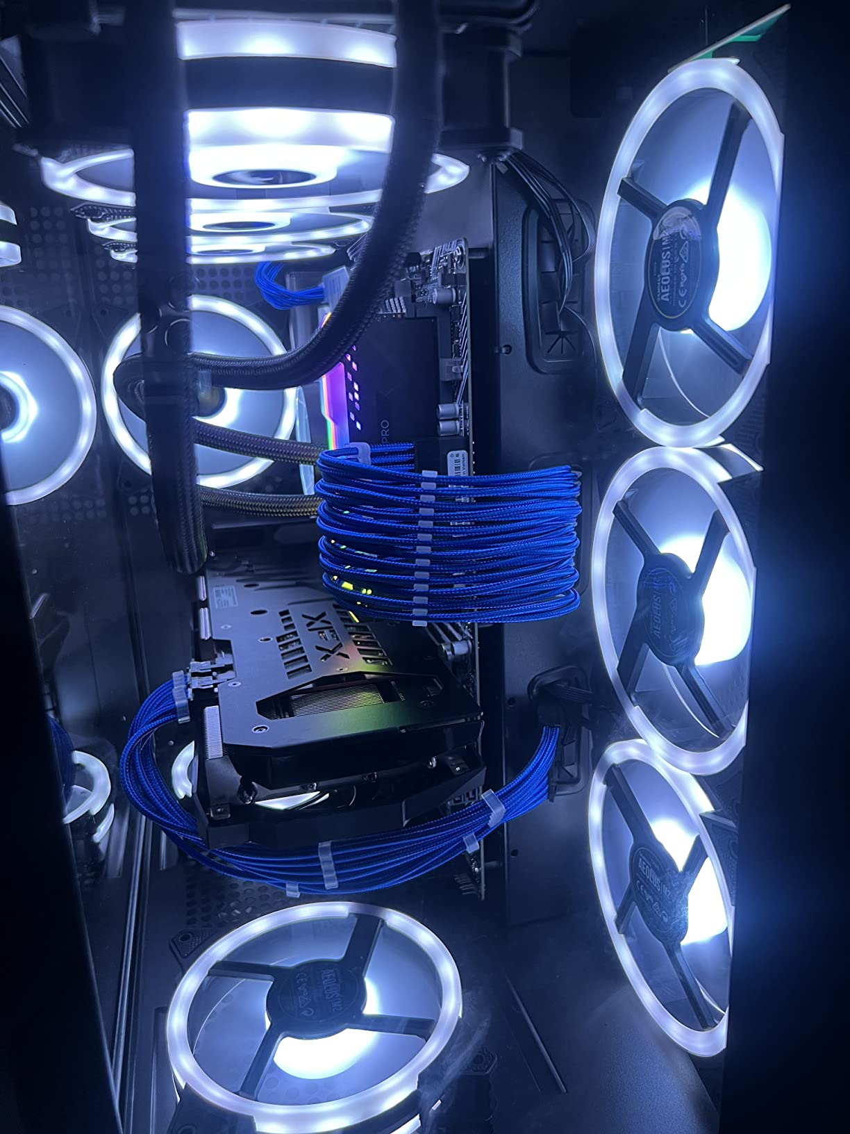 18/mo Finance AMANSON PC CASE ATX Mid Tower Case Tempered Glass