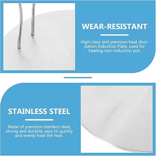 Miniatura 4 de UPKOCH Placa de calefacción de cocina de inducción Difusor de cocción por calor Placa de inducción de cocina Placa de inducción Placa de inducción
