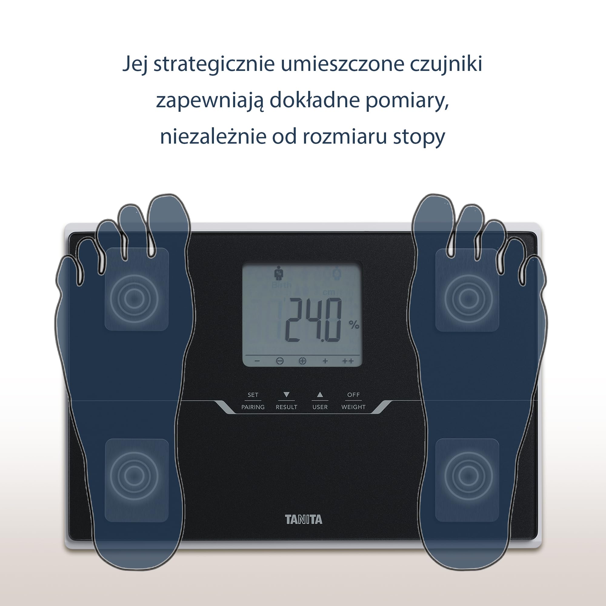 Tanita BC401 Waga Wielofunkcyjna, Czarny, 36 x 26 cm