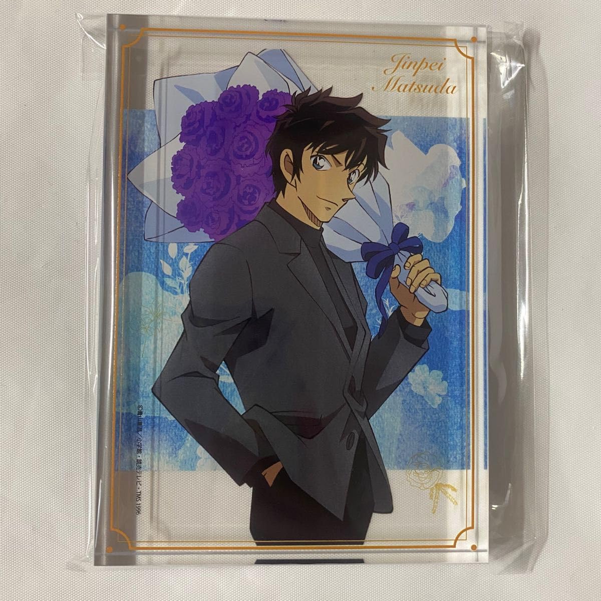 コナン　トムス  花束　アクリルブロック　松田陣平 Amazon.co.jp: コナン トムス 松田陣平 アクリルブロック 花束