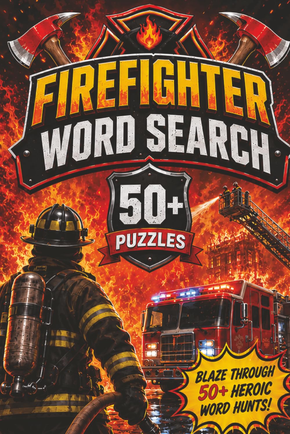 Firefighter Word Search Book: Firefighter Themed Word Search With Easy To Read Text Including Equipment, Techniques And Ranks | 6x9 Inches, 110 Pages ... Gift For Holidays And Special Occasions