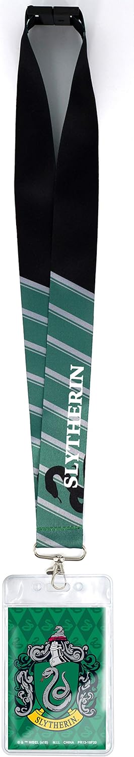 Harry Potter 48484 Slytherin Deluxe Lanyard, Multicolor