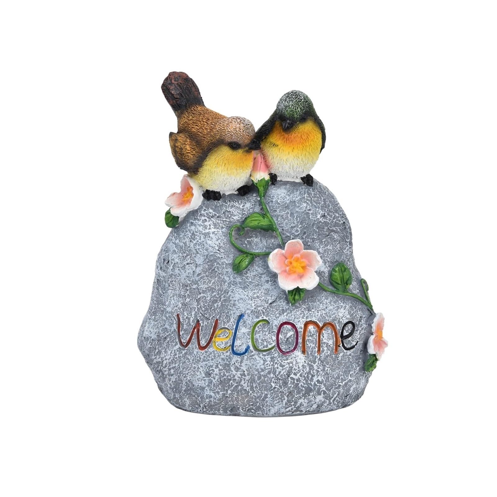 Arredo da giardino Statua uccello di benvenuto Birdy Welcome Garden Stone Statue Arredamento da esterno Arredo da esterno