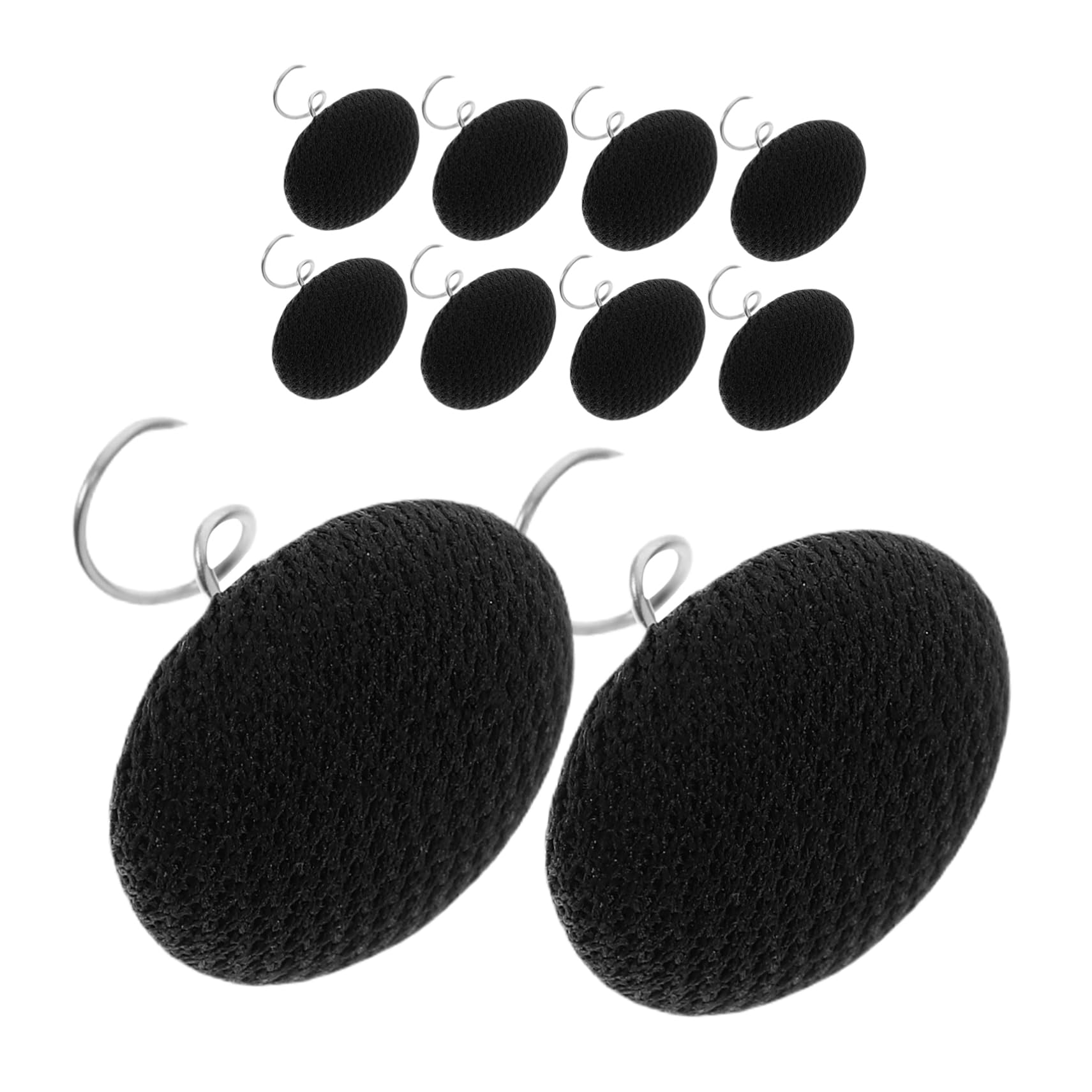 HAPINARY Sturdy Upholstery Twist Pins 10 Pack Non Slip Pads Stainless Steel Spiral Pins for Sofa Bedskirts Furniture Covers