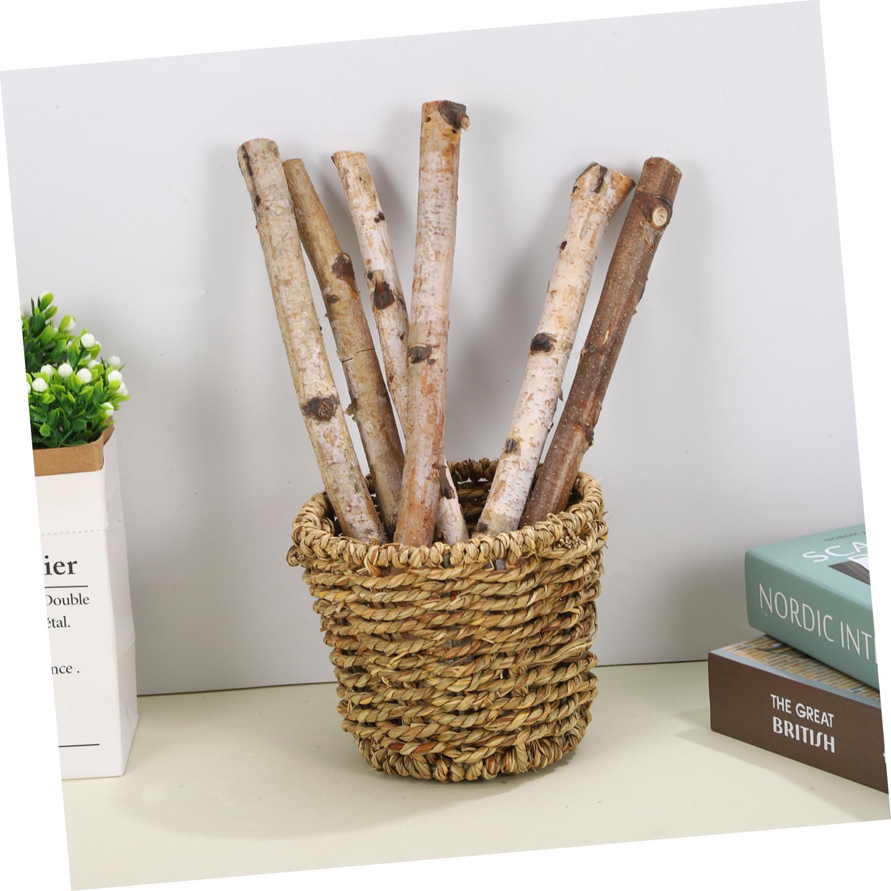 6pezzi Bastoncini Legno Naturale Per Artigianato Rami Secchi Per Composizioni Floreali e Progetti Creativi Versatile Per Decorazioni e Fai Da Te