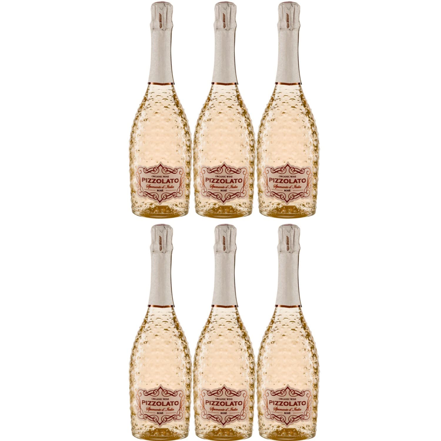 Pizzolato Rosé Spumante Extra Dry M-USE Schaumwein Italien Ink FeinWert E-Book (6 x 0,75l)
