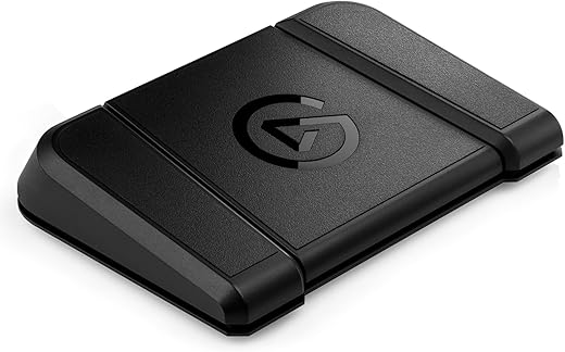 Elgato Stream Deck Pedal – Hands-Free Studio Controller, 3 Macro footswitches, Trigger Actions in apps and Software Like OBS, Twitch, YouTube and…