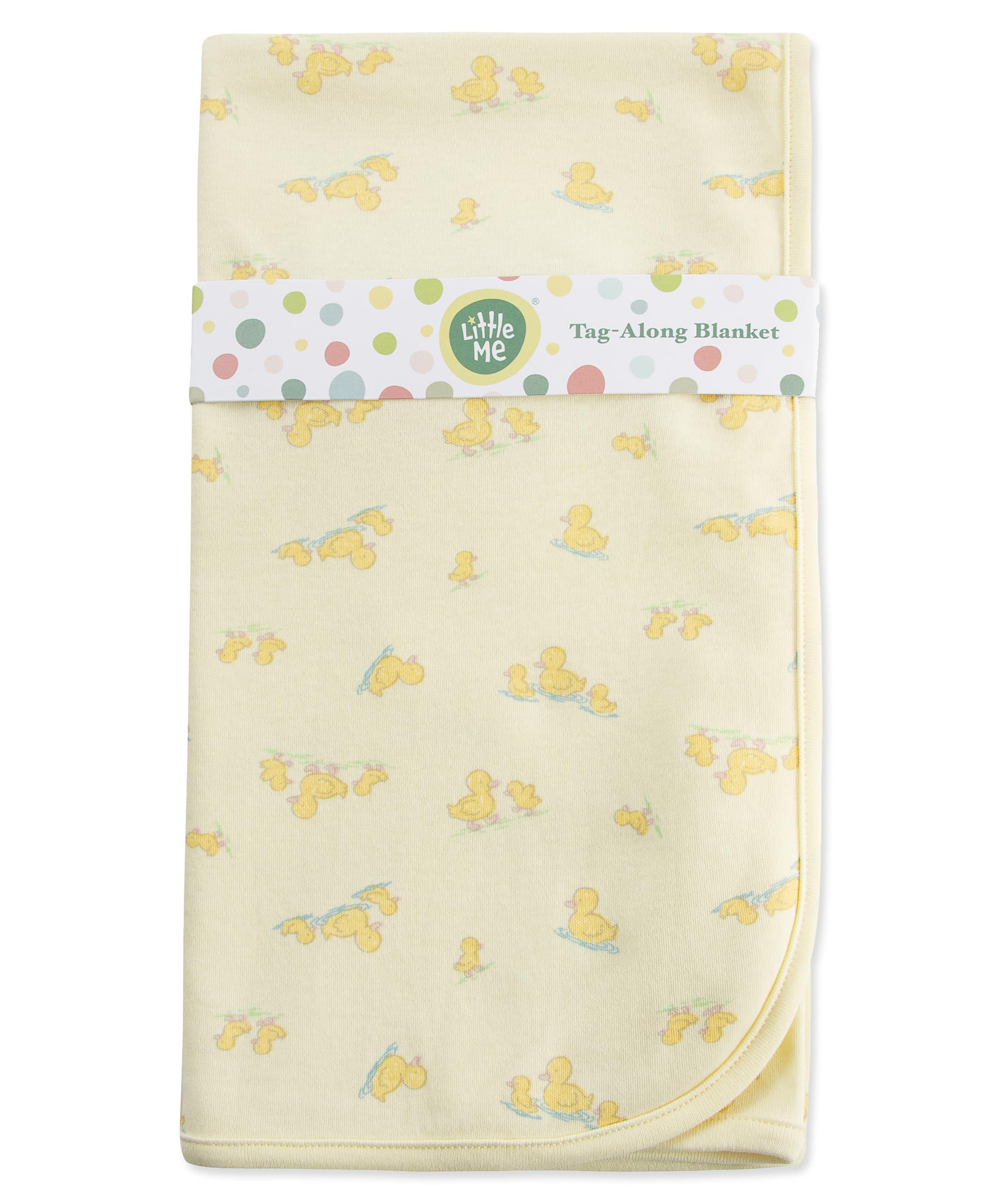 Little Me Baby Blanket Winter Accessory Set, Yellow Print, One Size