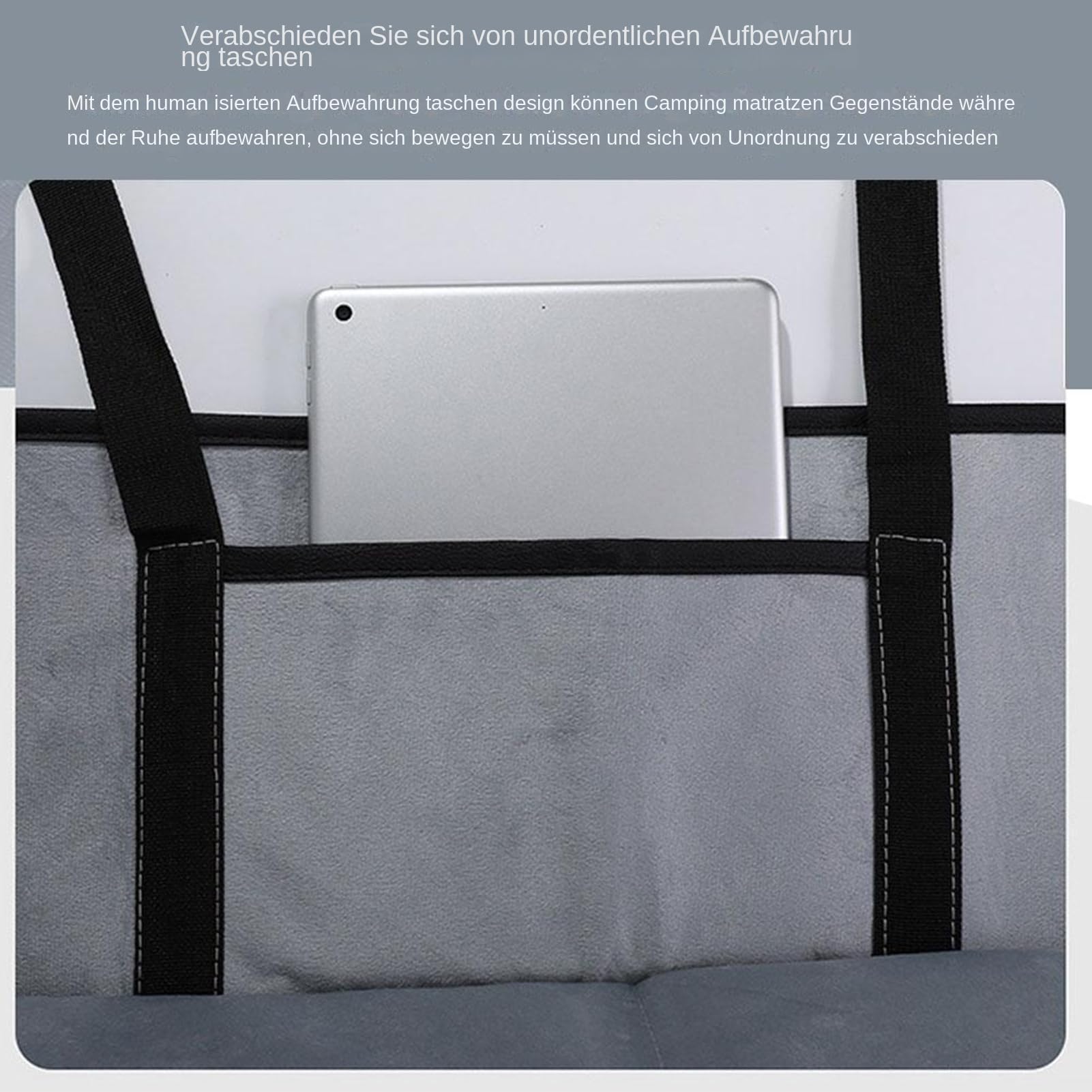 Auto-Rücksitz-Matratzen-Verlängerungsplatte, faltbares Auto-Rücksitz-Klappbett zum Schlafen
