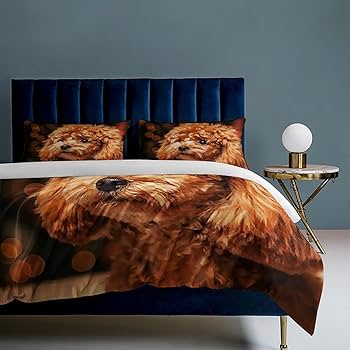 本日23時迄！トイプードル柄布団カバー 本日23時迄！トイプードル柄布団カバー - メルカリ