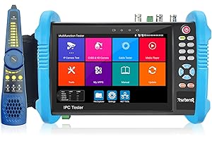 8K 32MP CCTV Camera Test COA AX Tester PoE Tracer with Touch Screen