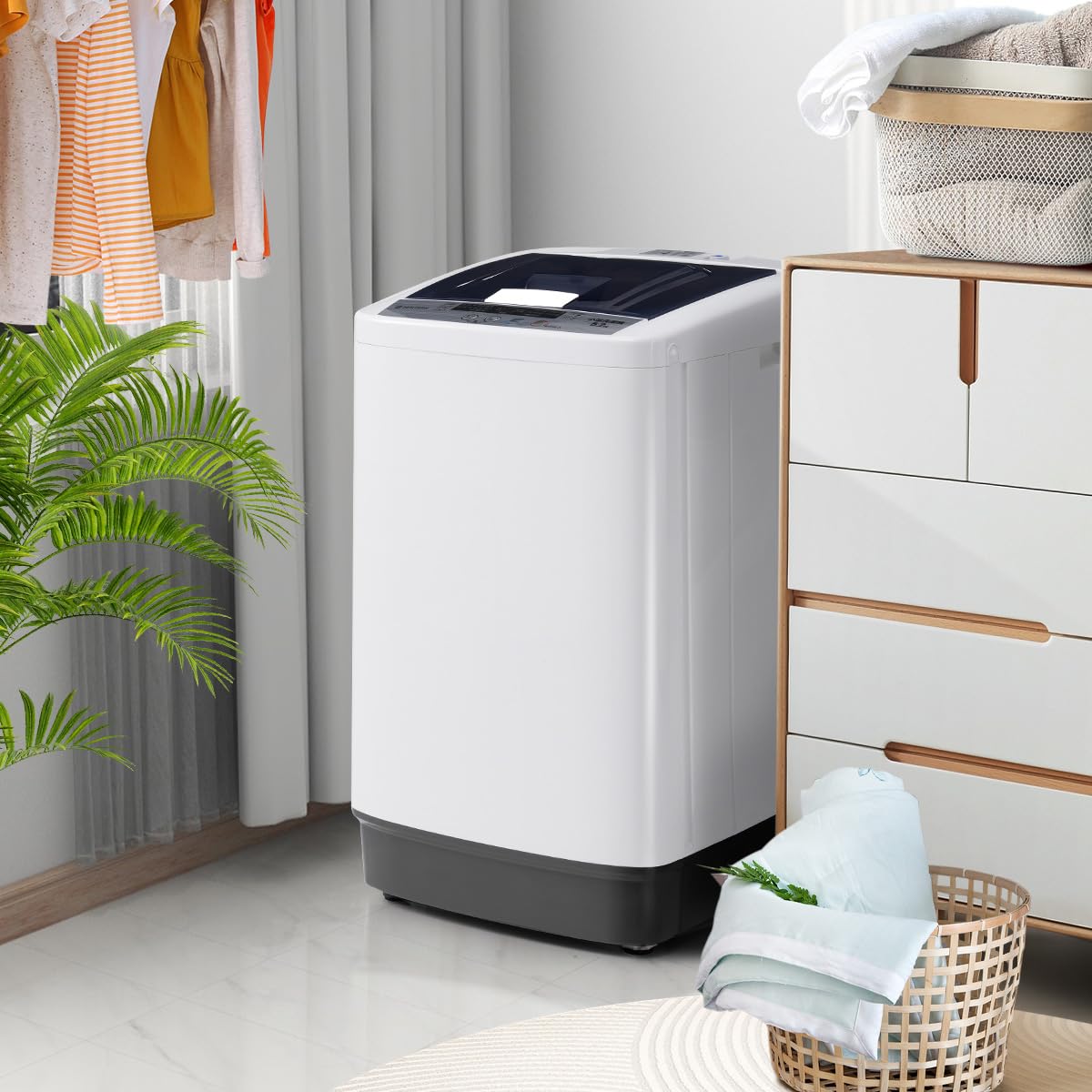 Amazon.co.jp: OSJ 洗濯機 コンパクト 一人暮らし 全自動 小型 縦型  