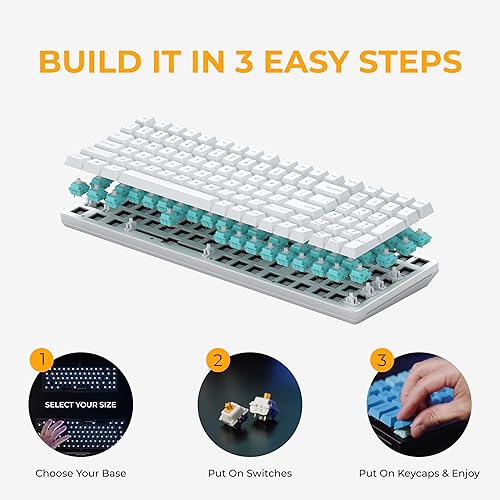 Miniatura 2 de Glorious Gaming GMMK 2 - Marco de teclado mecánico para juegos, tamaño completo (96%), aluminio, personalizable, por tecla RGB, diseño QWERTY