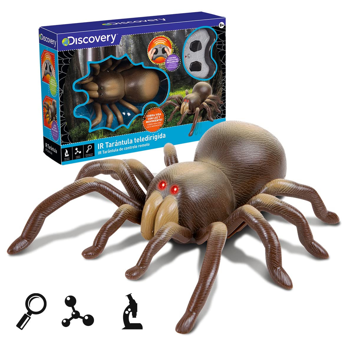 Tarantula Teledirigida | Juguetes Niños 8 Años o Más | Araña Teledirigida | Juguetes Niño 8 Años | Juguetes 8 Años | para 8 9 10 11 12 Años