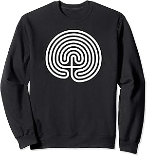 Símbolo antiguo del laberinto de Wicca Sudadera