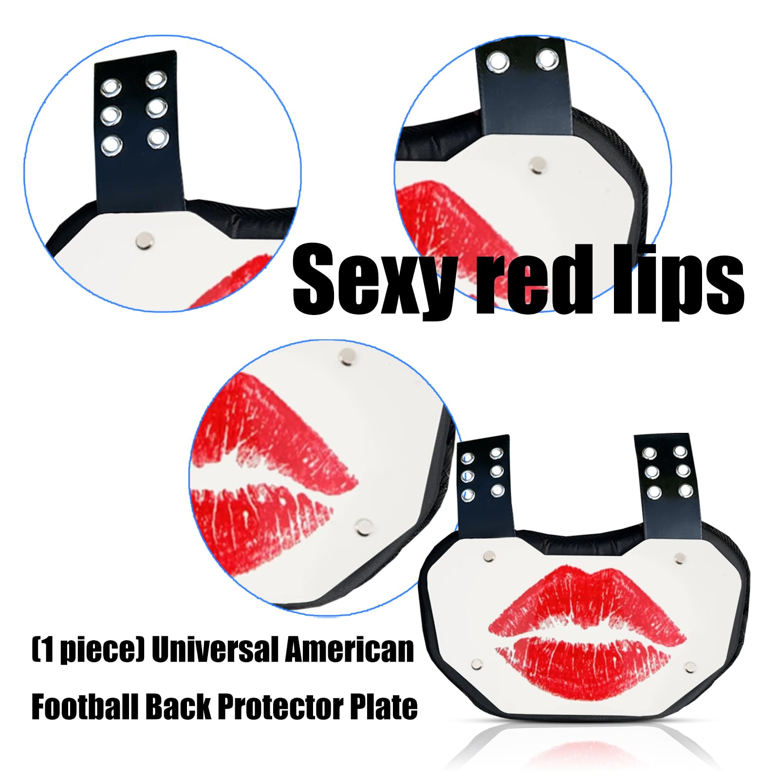 LUOFENG Planche de protection universelle pour bas du dos de football avec rembourrage en mousse respirante pour absorber les chocs