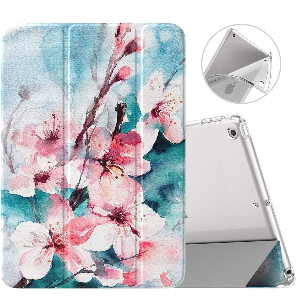 TiMOVO Cover per iPad Air 11 Pollici (M4/M3/M2-2026/2025/2024), iPad Air 5/4 Generazione 2022/2020 10,9 con Portapenna, Custodia Protettiva con Guscio Posteriore Trasparent, Nero con Glitter