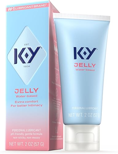 K-Y Jelly, lubricante personal (2 onzas), lubricante prémium a base de agua para hombres, mujeres y parejas
