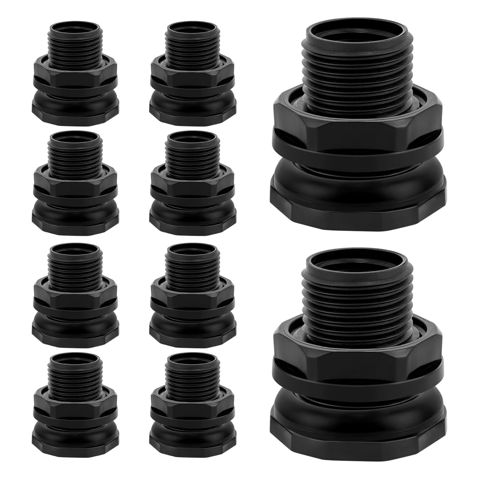 Tfaoys Multicolor 10Lots Leakproof Couplings Resistant Water Tanks Coupler For Rainwater Collection And Plumbing Garden Irrigation Pipe