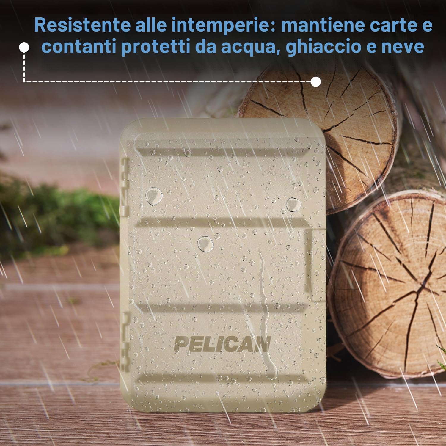 Pelican - Portafoglio magnetico per iPhone 16 Pro Max/15 Pro/14/13/12 MagSafe