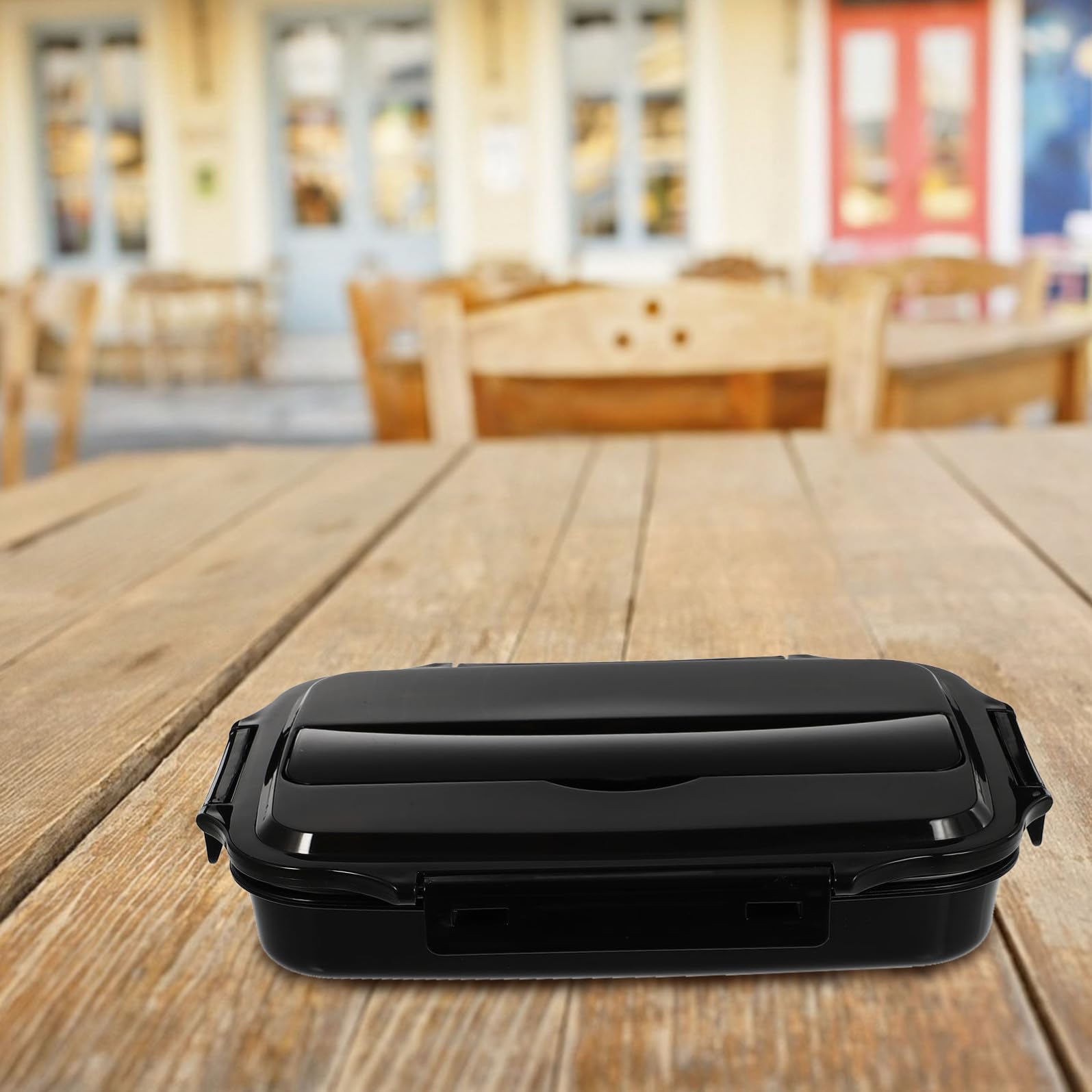 LABRIMP 1pieza Fiambrera De Acero Inoxidable Dividida Caja De Almuerzo Hermética Cubiertos Para Comidas El Trabajo y Uso Diario