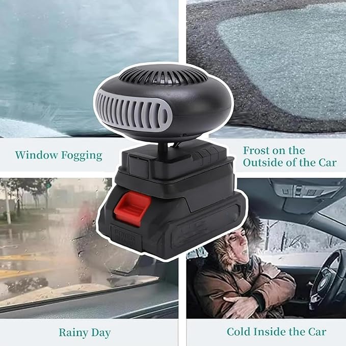 Calefactor Eléctrico Portátil con Batería Recargable y Dual Heat miniatura 7