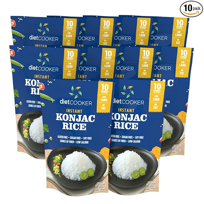 Shirataki Rice DIET COOKER Konjac Rice 10 Pack Shirataki Rice DIET COOKER Konjac Rice 10 Pack