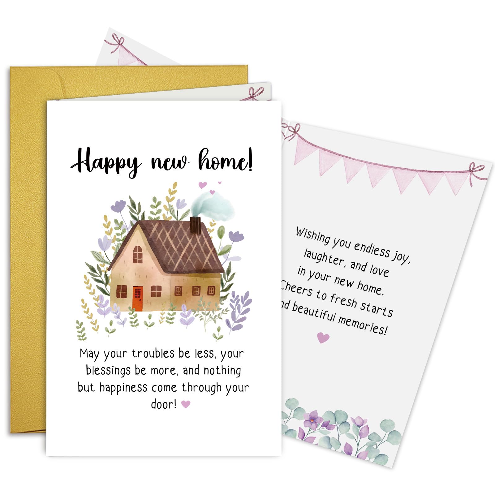 Funny New Home Card, Heartfelt Housewarming Card Gifts for Women Men, Congratulations on Your New Home Cards