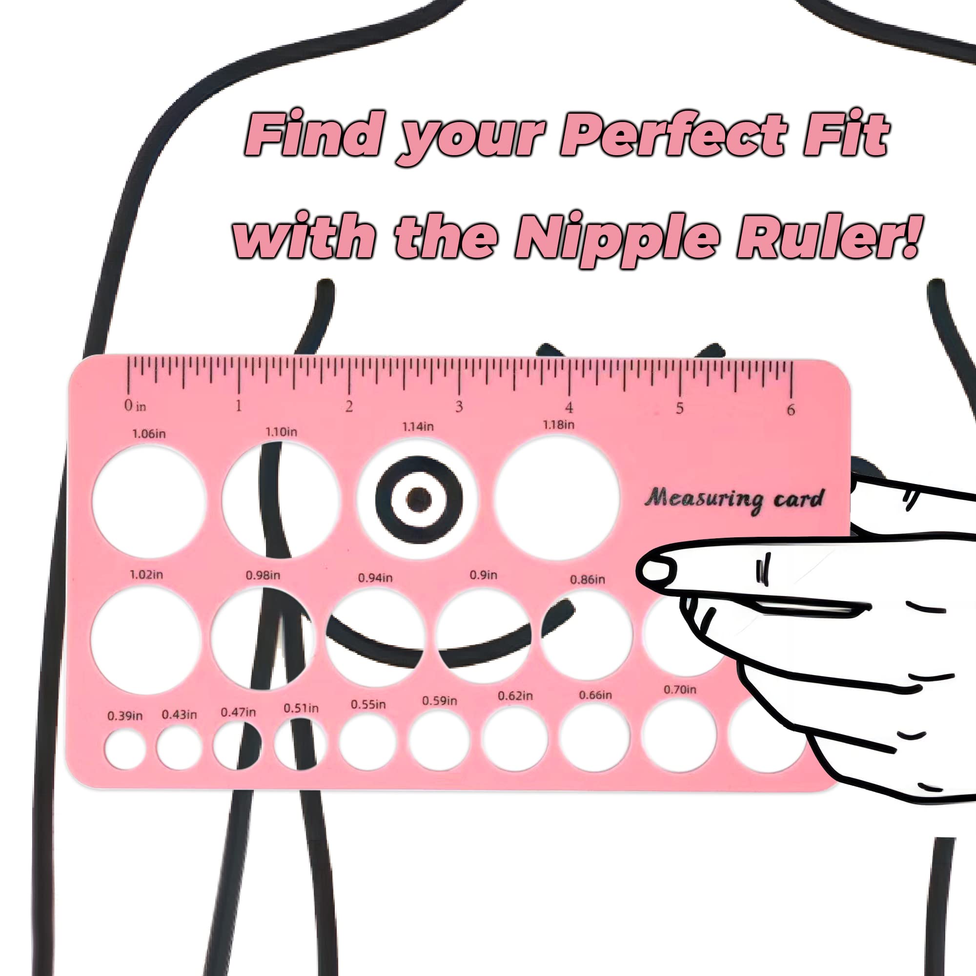 Nipple Ruler 3pcs Set, Nipple Rulers For Flange Sizing