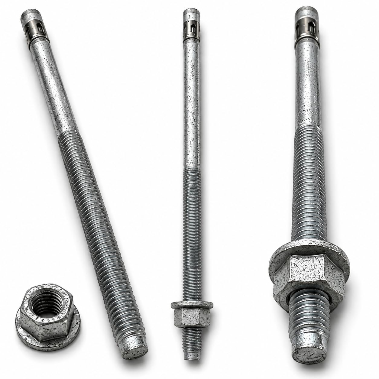ESSVE Golden Anchor kotwa do dużych obciążeń, ocynkowana ogniowo, dopuszczona do użytku HDG ETA, kotwa rozprężna do betonu i kamienia naturalnego (20, M12 x 236)
