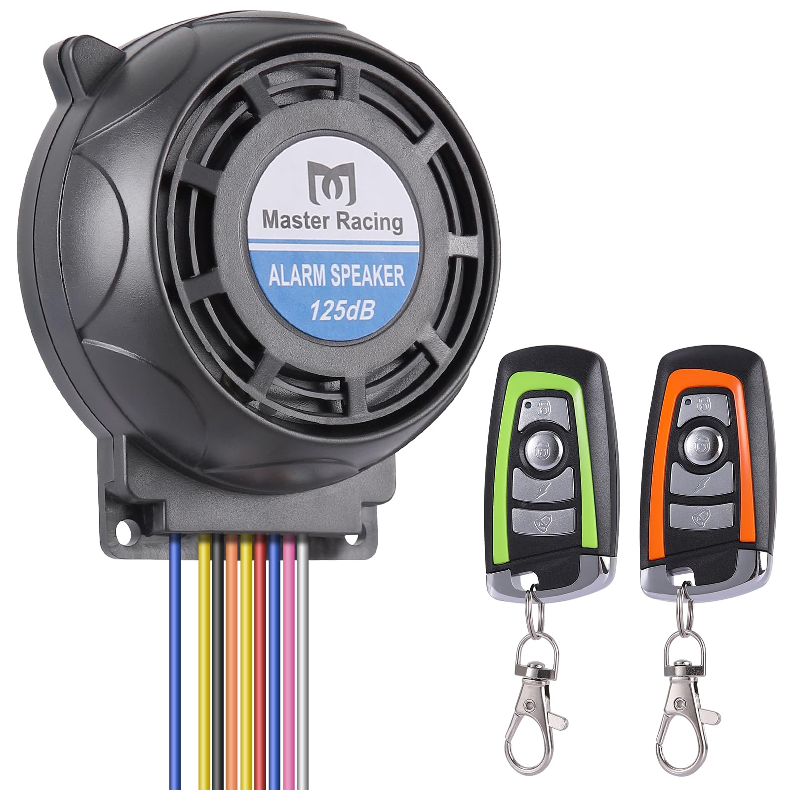 Rupse Motorcycle Remote Control Anti-Theft Alarm has Adjustable Sensitivity, Start and Stop Functions, and is Suitable for ATV, Off-Road Vehicles, Motorcycles and Scooters Upgrade Motorcycle Alarm