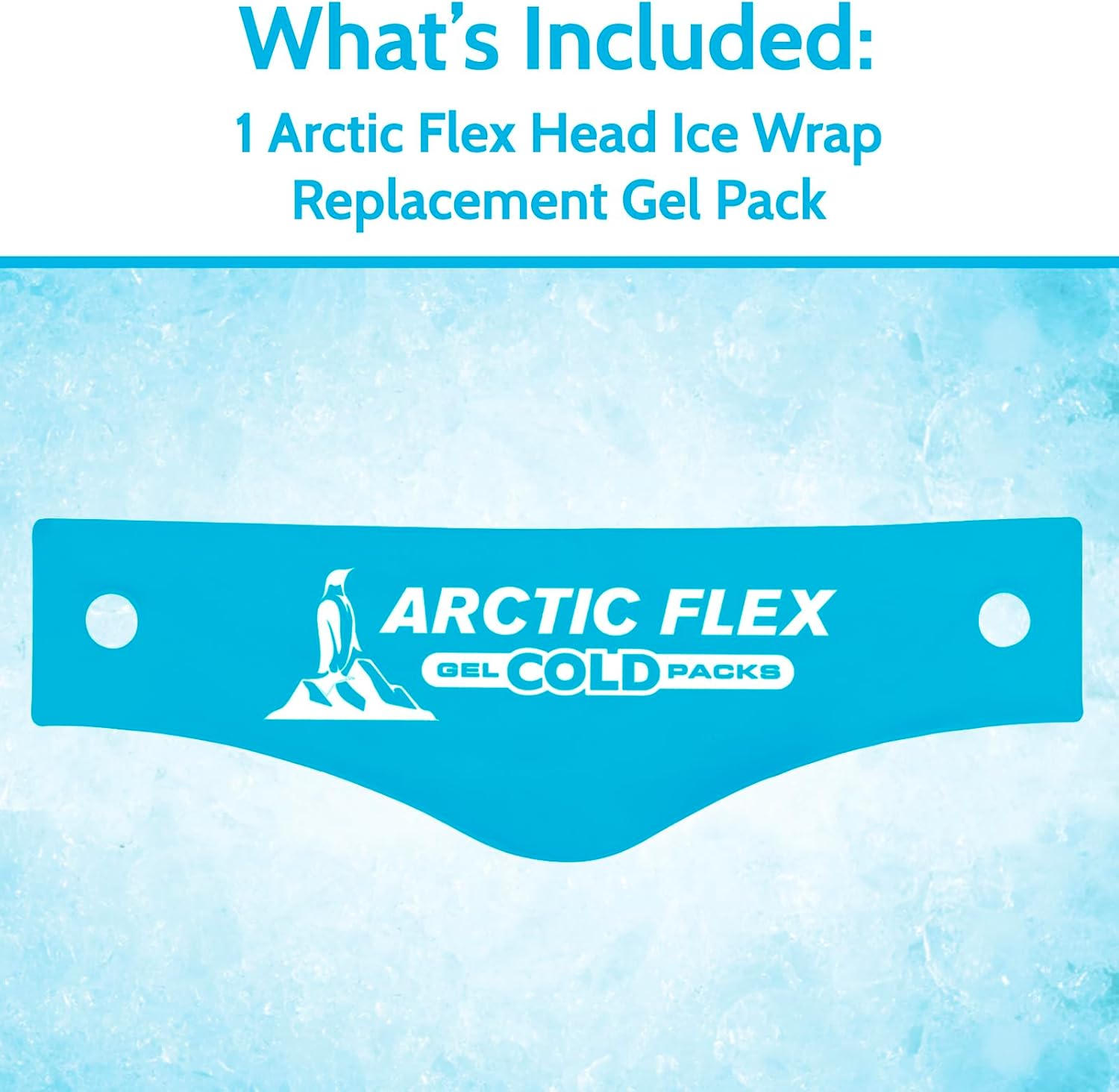 What's Included: 1 Arctic Flex Head Ice Wrap Replacement Gel Pack