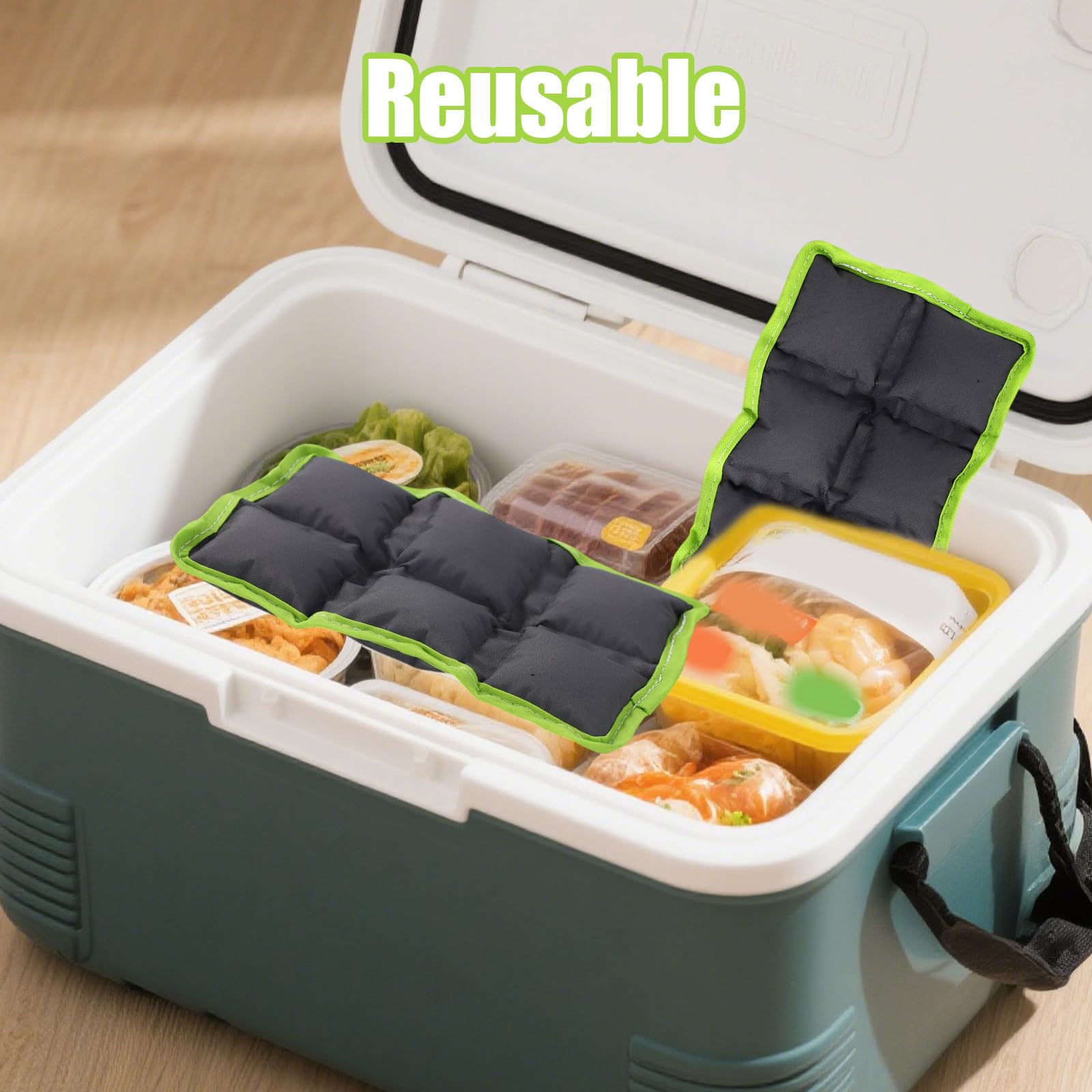 Lyreh 4pcs Reusable Lunch Box Ice Packs - Image 5
