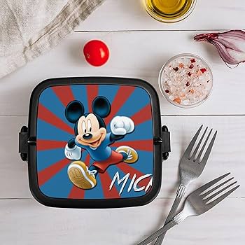 Amazon｜弁当箱 2段 ミッキーマウス ランチボックス お弁当箱 ふんわり