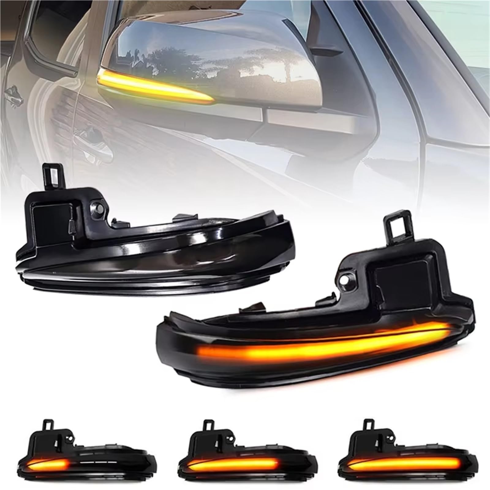 Indicadora Espejo Para LM 2019 Lámpara LED Espejo Lateral Luces Señal Giro Dinámicas Retrovisores Ámbar
